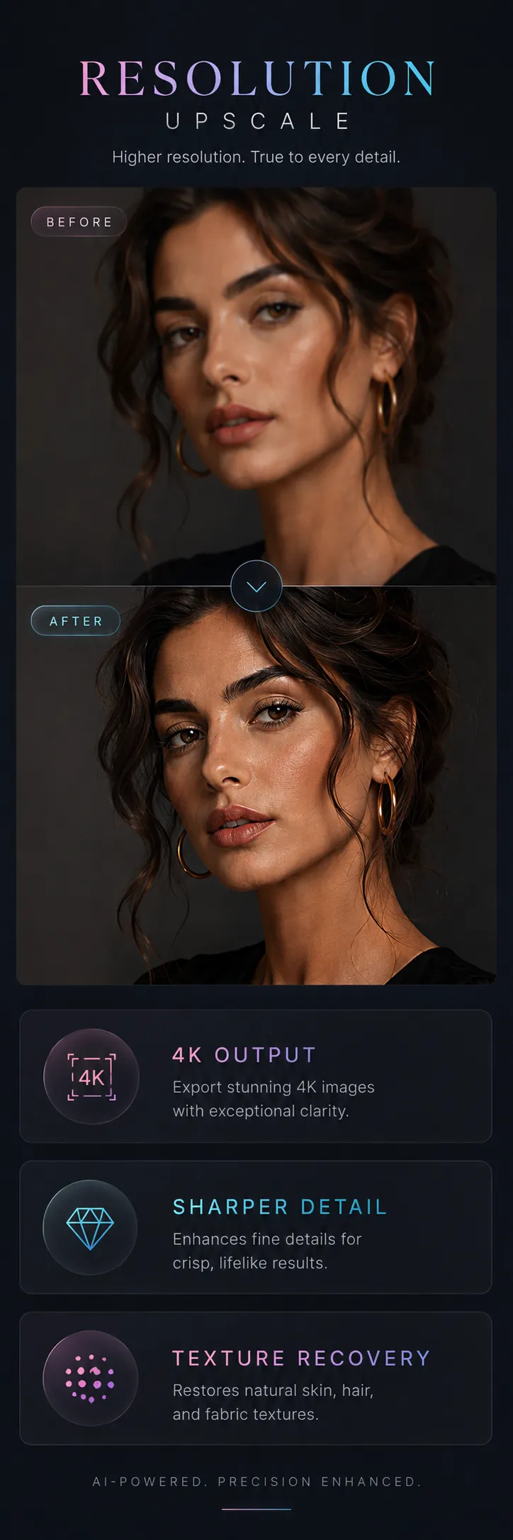 Resolution Upscale preview