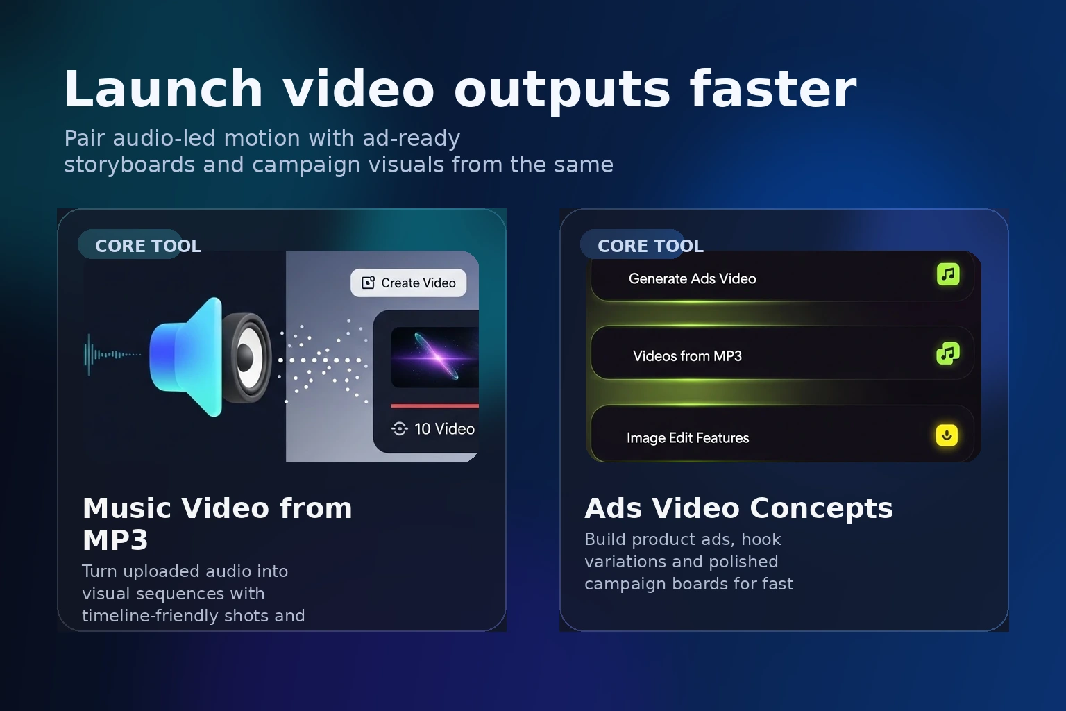 Music video showcase