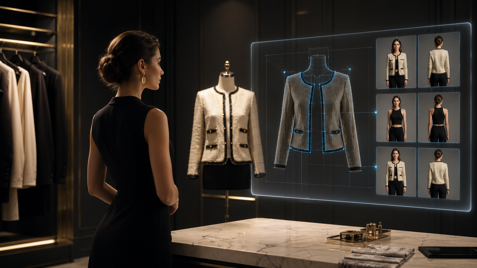 Virtual Try-On luxury atelier preview